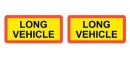 Long Vehicle Sign - Sold as pair